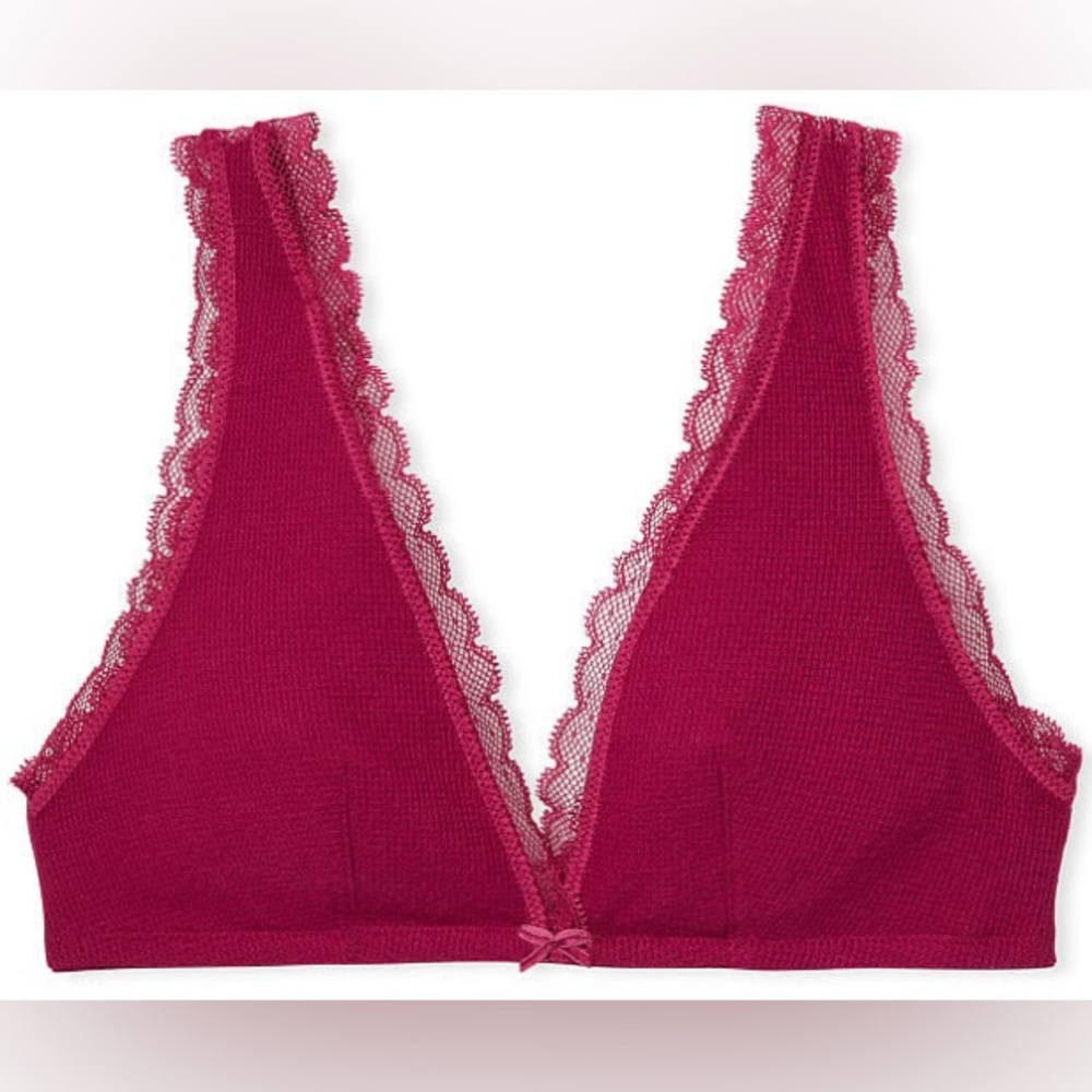 NWT Victoria's Secret Waffle Wireless Lounge Bra